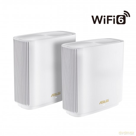 System ZenWiFi XT9 WiFi 6 AX7800 2-pak biały