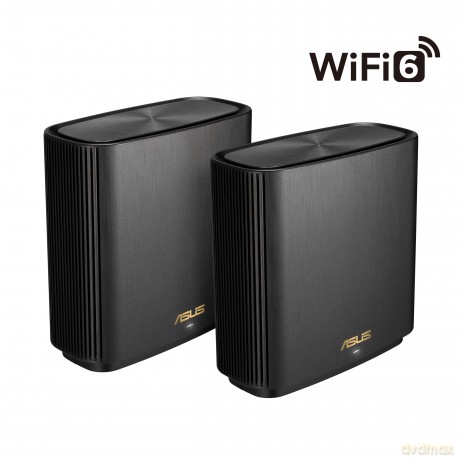 System ZenWiFi XT9 WiFi 6 AX7800 2-pak czarny