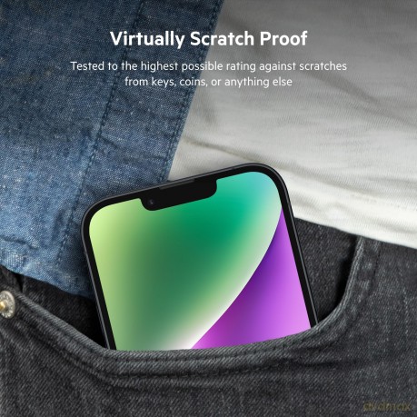 Szkło hartowane ScreenForce do iPhone 13/13 Pro/14, anty-mikrobiologiczne