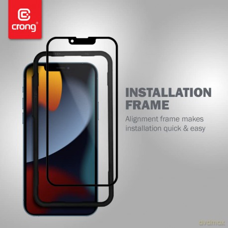 Szkło ochronne Anti-Bacterial 3D Armour Glass iPhone 13 mini z ramką instalacyjną