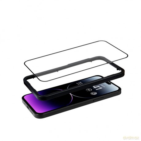 Szkło ochronne Anti-Bacterial 3D Armour Glass iPhone 14 Pro Max z ramką instalacyjną