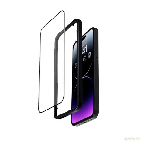 Szkło ochronne Anti-Bacterial 3D Armour Glass iPhone 14 Pro Max z ramką instalacyjną