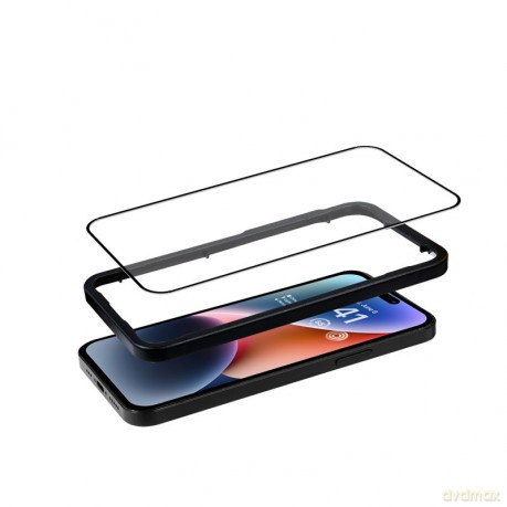 Szkło ochronne Anti-Bacterial 3D Armour Glass iPhone 14 Pro z ramką instalacyjną