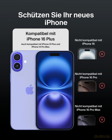 Szkło ochronne ScreenForce Invisiglass iP 16plus/15plus/14pro Max