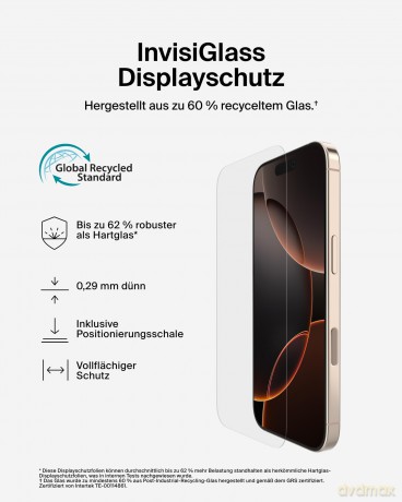 Szkło ochronne ScreenForce Invisiglass iPhone 16 Pro