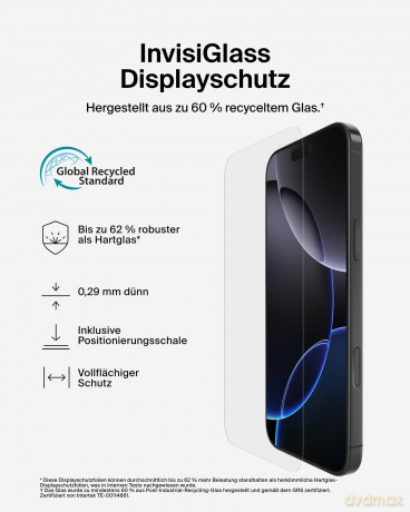 Szkło ochronne ScreenForce Invisiglass iPhone 16 Pro Max