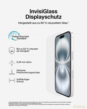 Szkło ochronne ScreenForce Invisiglass iPhone 16/15/14 Pro