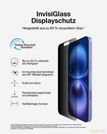 Szkło ochronne ScreenForce Invisiglass Priv iP16plus/15plus/14Pro Max