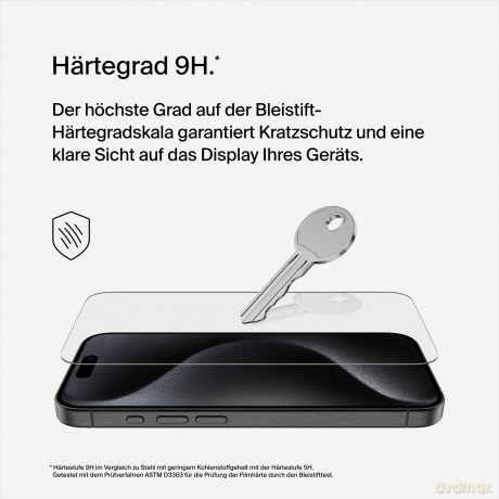 Szkło ochronne ScreenForce Tempered glass iPhone 15 Pro