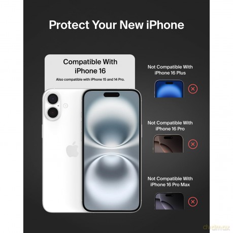Szkło ochronne ScreenForce TemperedGlass do iPhone 16/15/14 Pro