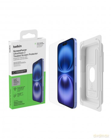 Szkło ochronne ScreenForce Ultra glass do iPhone 16 Plus/15 Plus/14 Pro Max