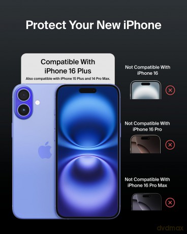 Szkło ochronne ScreenForce Ultra glass do iPhone 16 Plus/15 Plus/14 Pro Max
