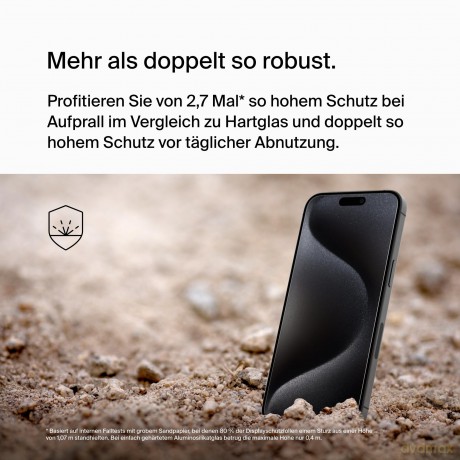 Szkło ochronne ScreenForce Ultra glass iPhone 15 pro max