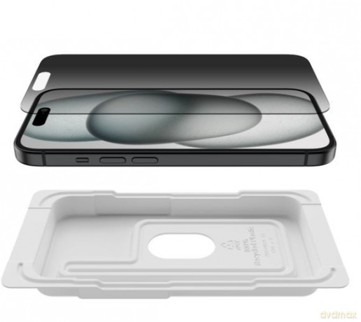 Szkło ochronne ScreenForce UltraFlass Privacy filter iPhone 15 Pro