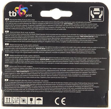 Tusz do HP DJ D730/F735 (HP nr 703 CD888AE) TBH-703CR Kolor ref.