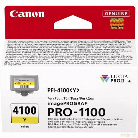 Tusz PFI-4100 YELLOW 6780C001