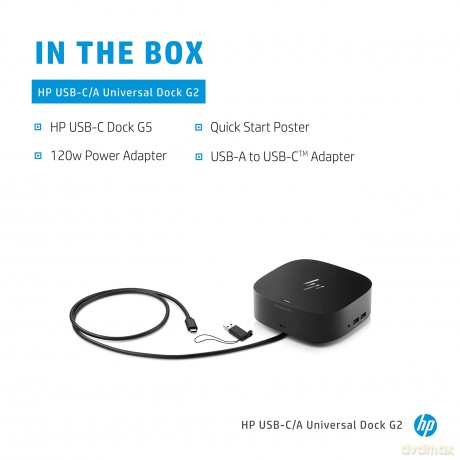 Uniwersalna stacja dokująca USB-C/A G2 EURO 5TW13AA