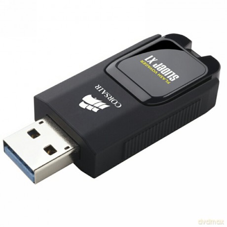 VOYAGER Slider X1 128GB USB3.0 Capless Design, Read 130MBs, Plug and Play