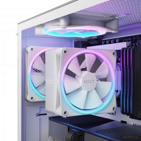 Wentylator CPU T120 RGB Biały