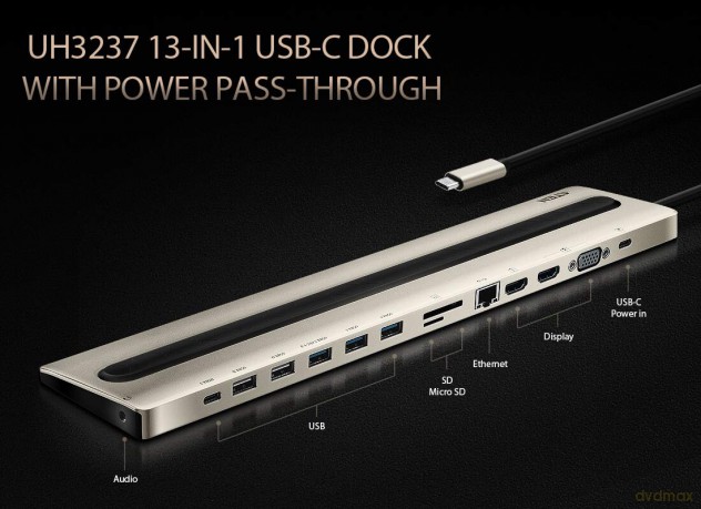 Wieloportowa stacja dokująca USB-C Multiport Dock w Power Pass-Through 15