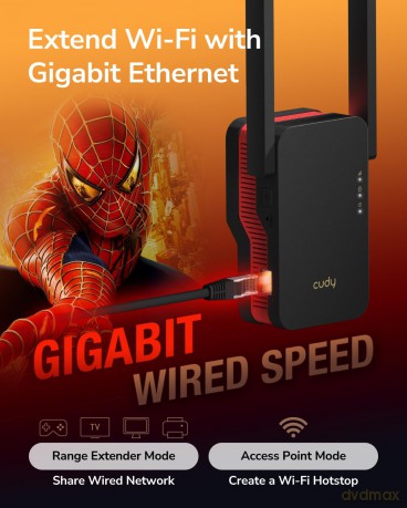 Wzmacniacz sygnału WiFi Mesh RE3000 AX3000