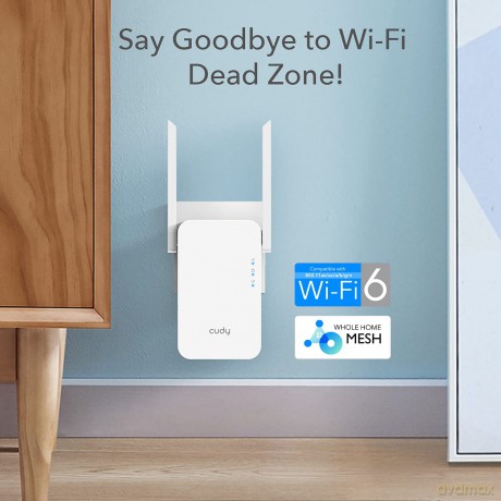 Wzmacniacz sygnału WiFi RE1800 Mesh AX1800