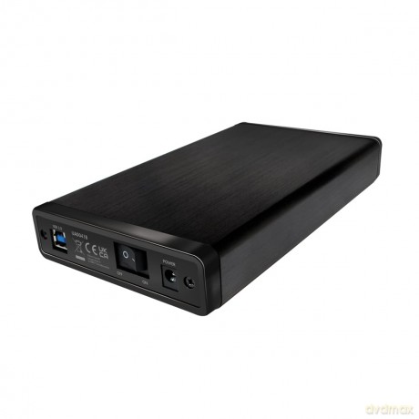 Zewnętrzna obudowa HDD 3.5 cala, SATA, USB3.0, Czarna Aluminiowa