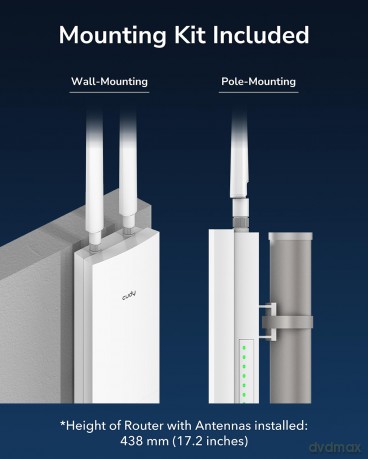 Zewnętrzny Punkt dostępu RE1200 Outdoor WiFi Repeater AC1200 Wzmacniacz WiFi