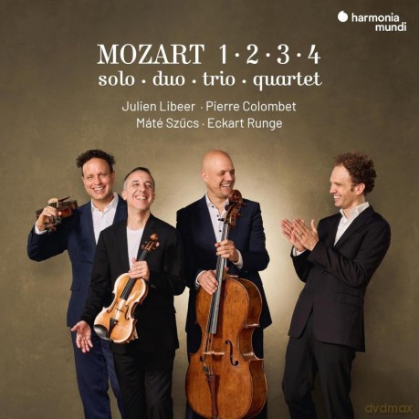 Mozart: 1 2 3 4 Solo Duo Trio Quartet Libeer Colombet Runge Szucs (digipack) [CD]
