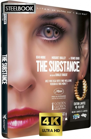 The Substance (Substancja) (steelbook) [Blu-Ray 4K]+[Blu-Ray]
