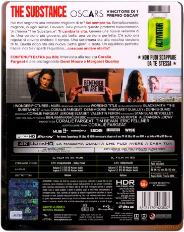 The Substance (Substancja) (steelbook) [Blu-Ray 4K]+[Blu-Ray]