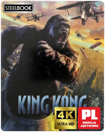 King Kong (steelbook) (Limited) [Blu-Ray 4K]+[2xBlu-Ray]