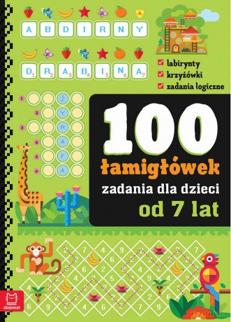 100 zadań - łamigłówki dla dzieci od 6 lat - Bogusław Michalec [KSIĄŻKA]