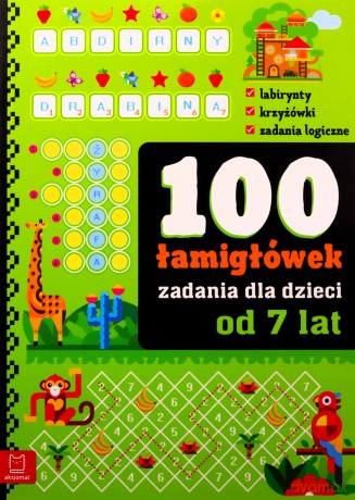 100 zadań - łamigłówki dla dzieci od 6 lat - Bogusław Michalec [KSIĄŻKA]