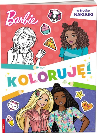 Barbie koloruję FB-1102 - Opracowanie zbiorowe [KSIĄŻKA]