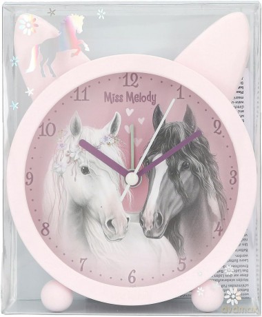 Budzik z uszami konia Miss Melody Fantasy Horse 13260A
