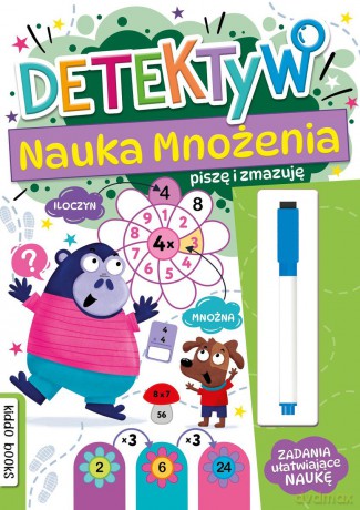 Detektyw. Nauka mnożenia. Piszę i zmazuję - Opracowanie zbiorowe [KSIĄŻKA]