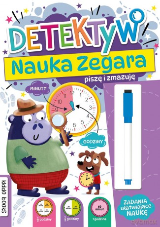 Detektyw. Nauka zegara. Piszę i zmazuję - Opracowanie zbiorowe [KSIĄŻKA]
