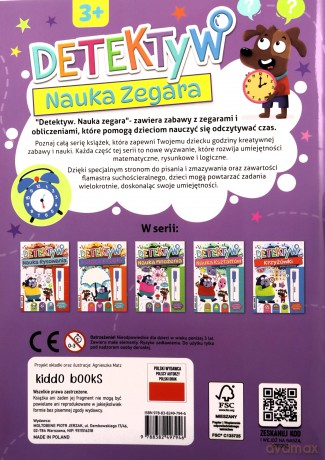 Detektyw. Nauka zegara. Piszę i zmazuję - Opracowanie zbiorowe [KSIĄŻKA]