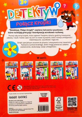 Detektyw. Połącz kropki. Piszę i zmazuję - Opracowanie zbiorowe [KSIĄŻKA]