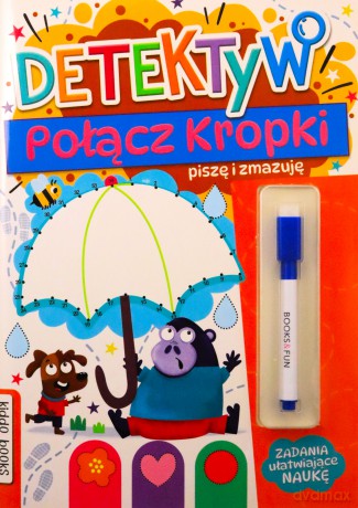 Detektyw. Połącz kropki. Piszę i zmazuję - Opracowanie zbiorowe [KSIĄŻKA]