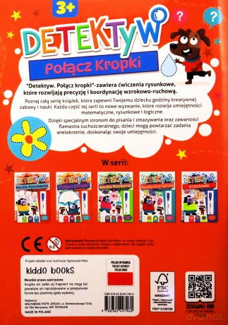 Detektyw. Połącz kropki. Piszę i zmazuję - Opracowanie zbiorowe [KSIĄŻKA]
