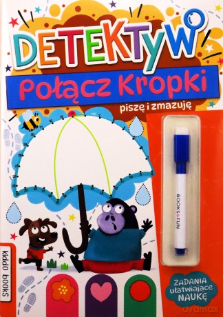 Detektyw. Połącz kropki. Piszę i zmazuję - Opracowanie zbiorowe [KSIĄŻKA]