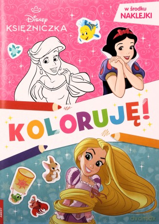 Disney Księżniczka koloruję FB-9102 - Opracowanie zbiorowe [KSIĄŻKA]
