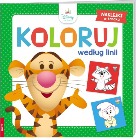 Disney Maluch koloruj według linii COLN-9202 - Opracowanie zbiorowe [KSIĄŻKA]