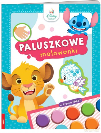 Disney Maluch Paluszkowe malowanki PAL-9201 - Opracowanie zbiorowe [KSIĄŻKA]