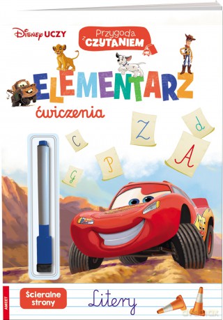 Disney uczy Przygoda z czytaniem Elementarz ćwiczenia - Opracowanie zbiorowe [KSIĄŻKA]