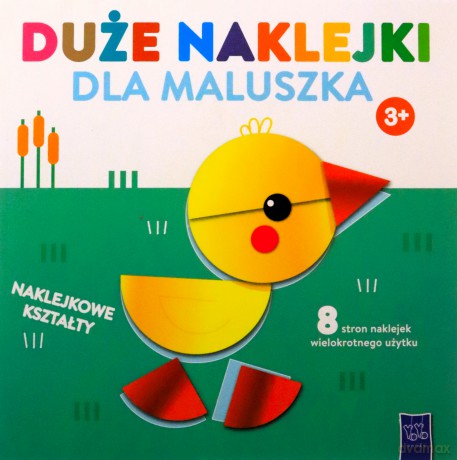 Duże naklejki dla maluszka. Kaczuszka 3+ - Opracowanie zbiorowe [KSIĄŻKA]