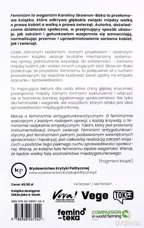 Feminizm to weganizm - Karolina Skowron-Baka [KSIĄŻKA]