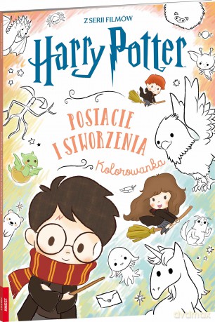 Harry Potter Postacie i Stworzenia kolorowanka CTC-5101 - Oparcowanie zbiorowe [KSIĄŻKA]